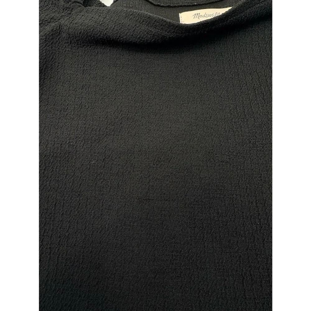 Madewell | Crepe Square-Neck Puff-Sleeve Top